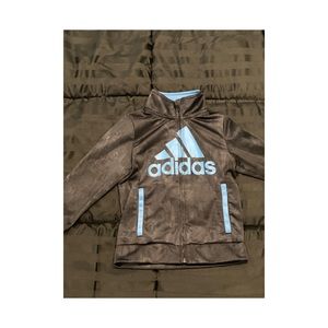 Boys 5 T Adidas Long Sleeve Zip Hoodie